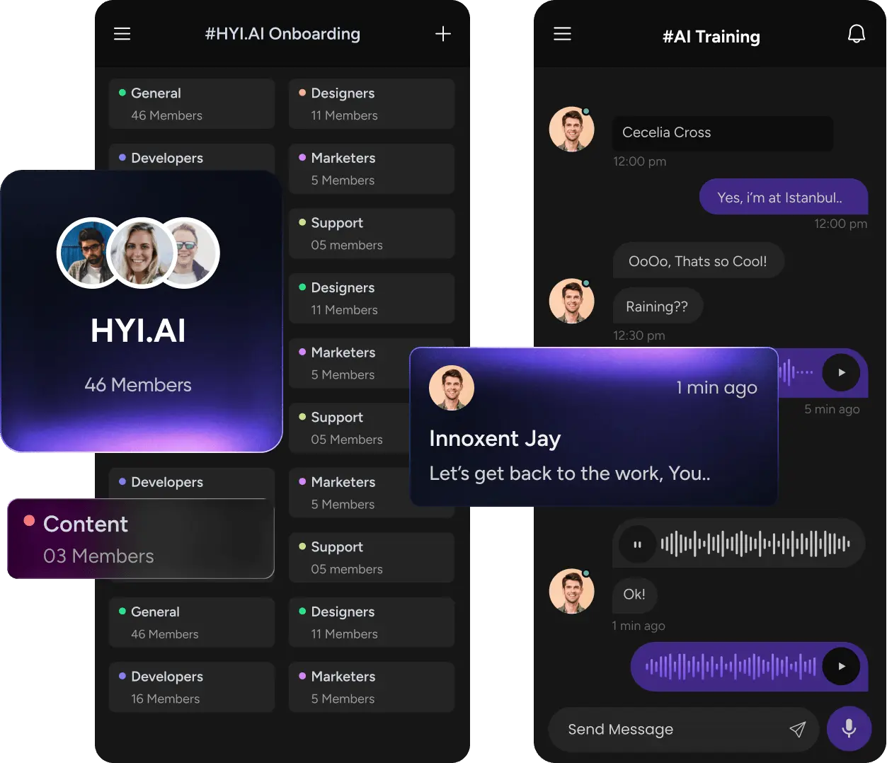 On boarding section image
